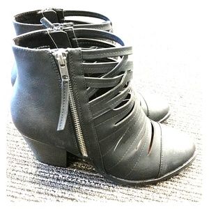 Strappy Front Bootie